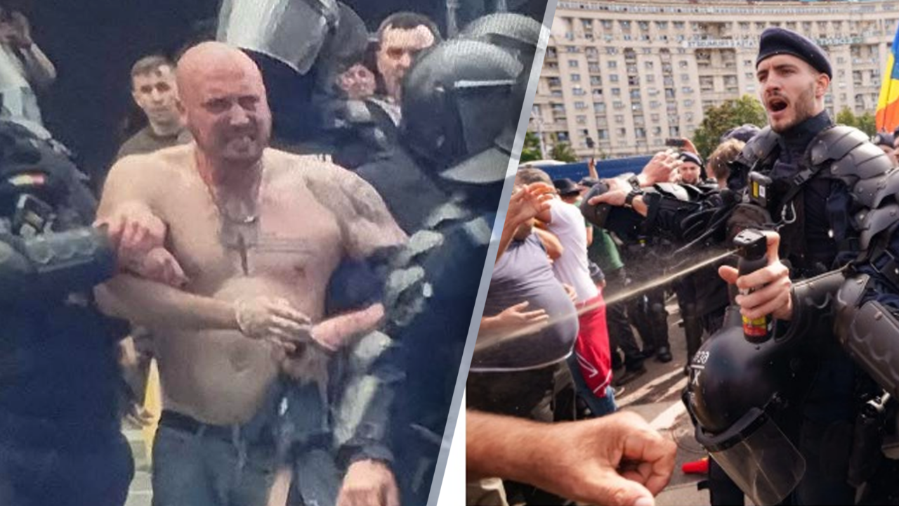 Ciprian Pamfile, principalul instigator la violență la protestul fermierilor, are legături cu grupări neonaziste