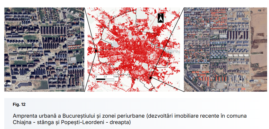 Insula de căldură a Bucureștiului se extinde în Ilfov: diferențe de temperatură de până la 8°C