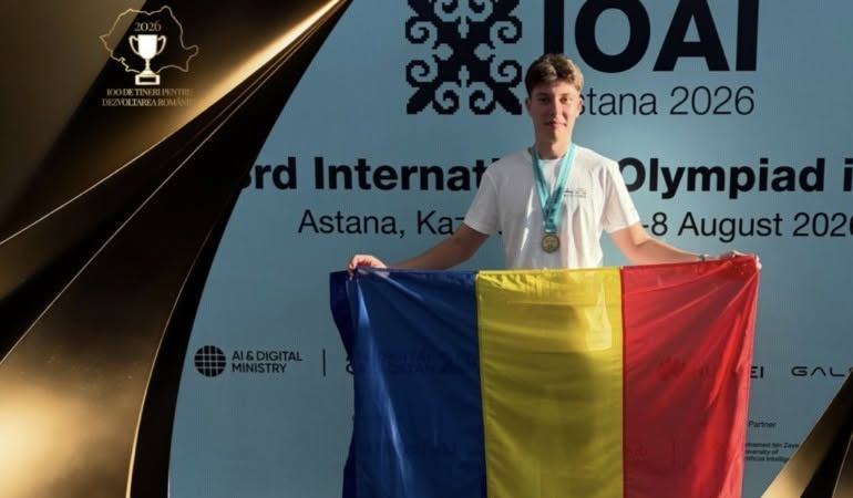 Medalie de aur pentru România la Olimpiada Internațională de Inteligență Artificială din Kazahstan