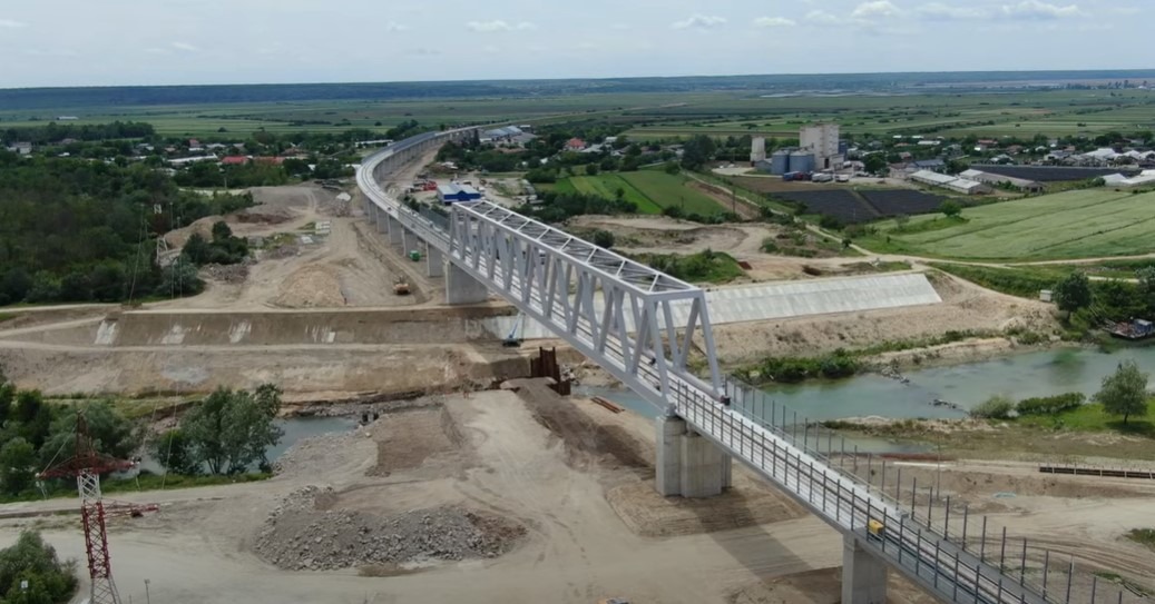 Modernizarea căii ferate București–Giurgiu: lucrările au ajuns la un stadiu de 19%