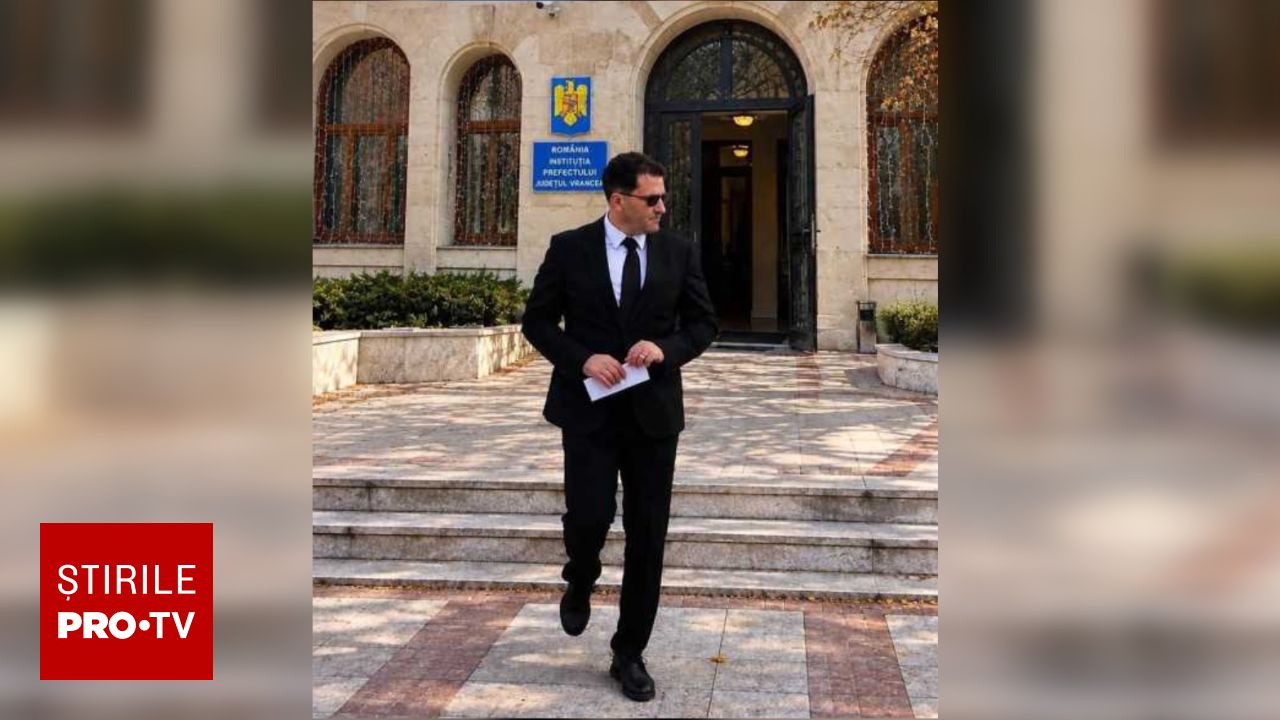 Liviu Macovei a demisionat din funcția de prefect al județului Vrancea