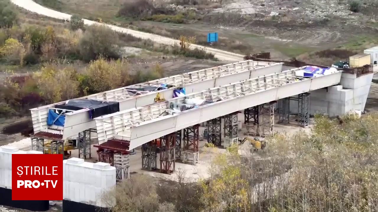 Podul de la Ungheni peste Prut: lucrările au ajuns la 56% din stadiul de execuție