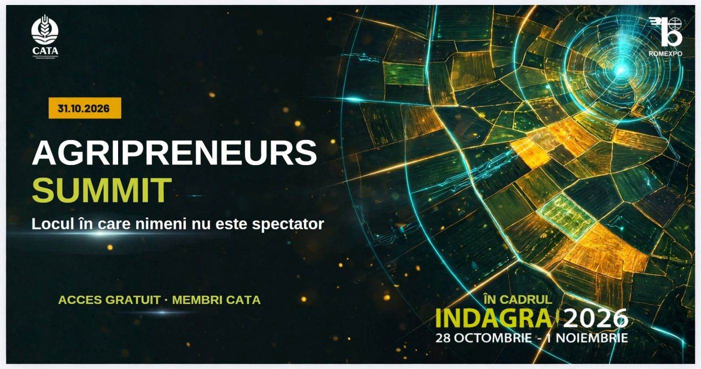 Agripreneurs Summit 2026: Conferință pentru fermieri și antreprenori agricoli la ROMEXPO