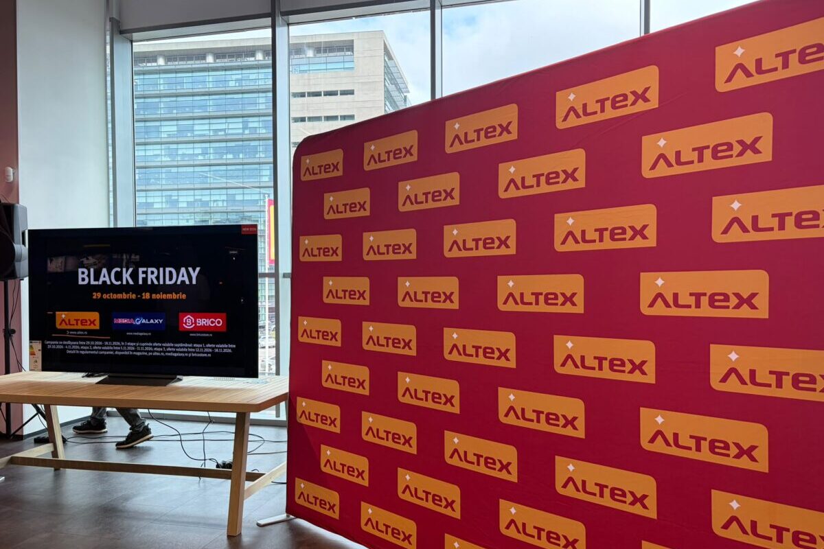 Altex lansează ediția de Black Friday pe 29 octombrie, cu trei săptămâni de reduceri și opțiuni de creditare