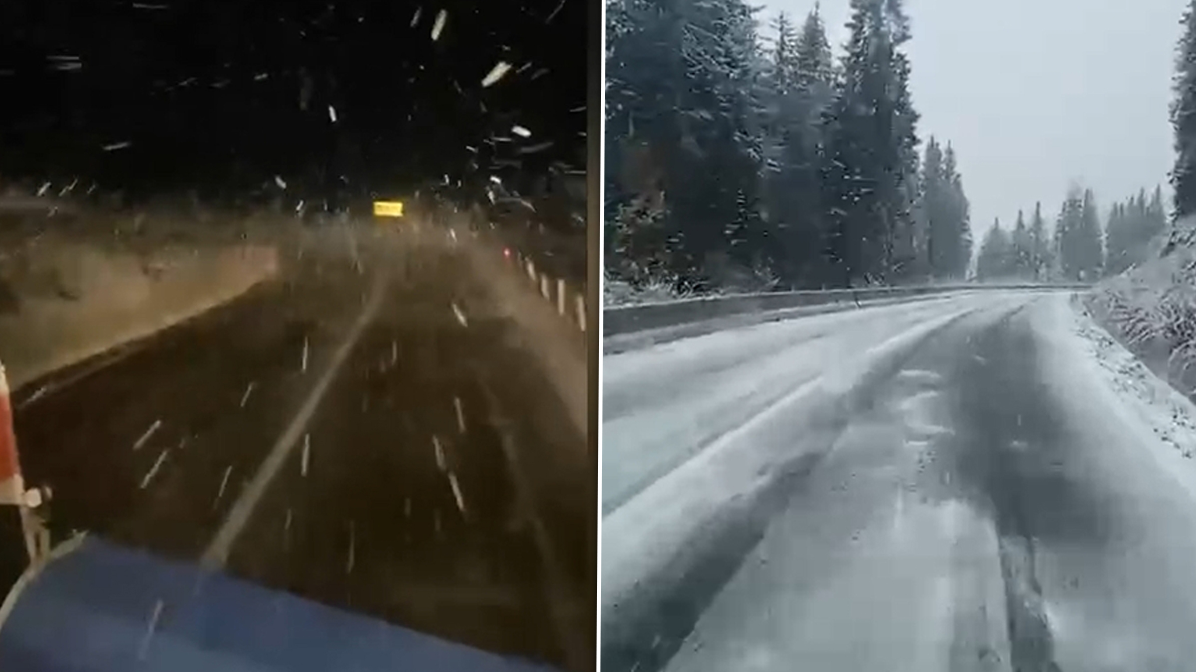 Condiții de iarnă pe drumurile montane: Ninge pe Transalpina și Transfăgărășan