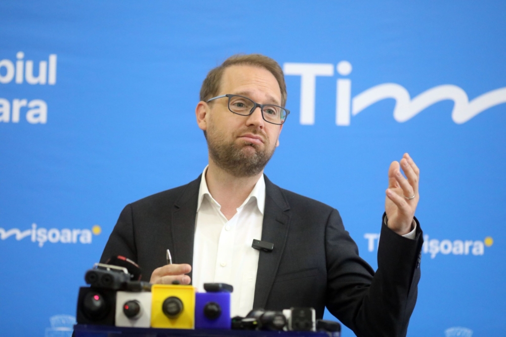 Dominic Fritz va fi angajat de USR cu un salariu similar cu cel de primar al Timișoarei