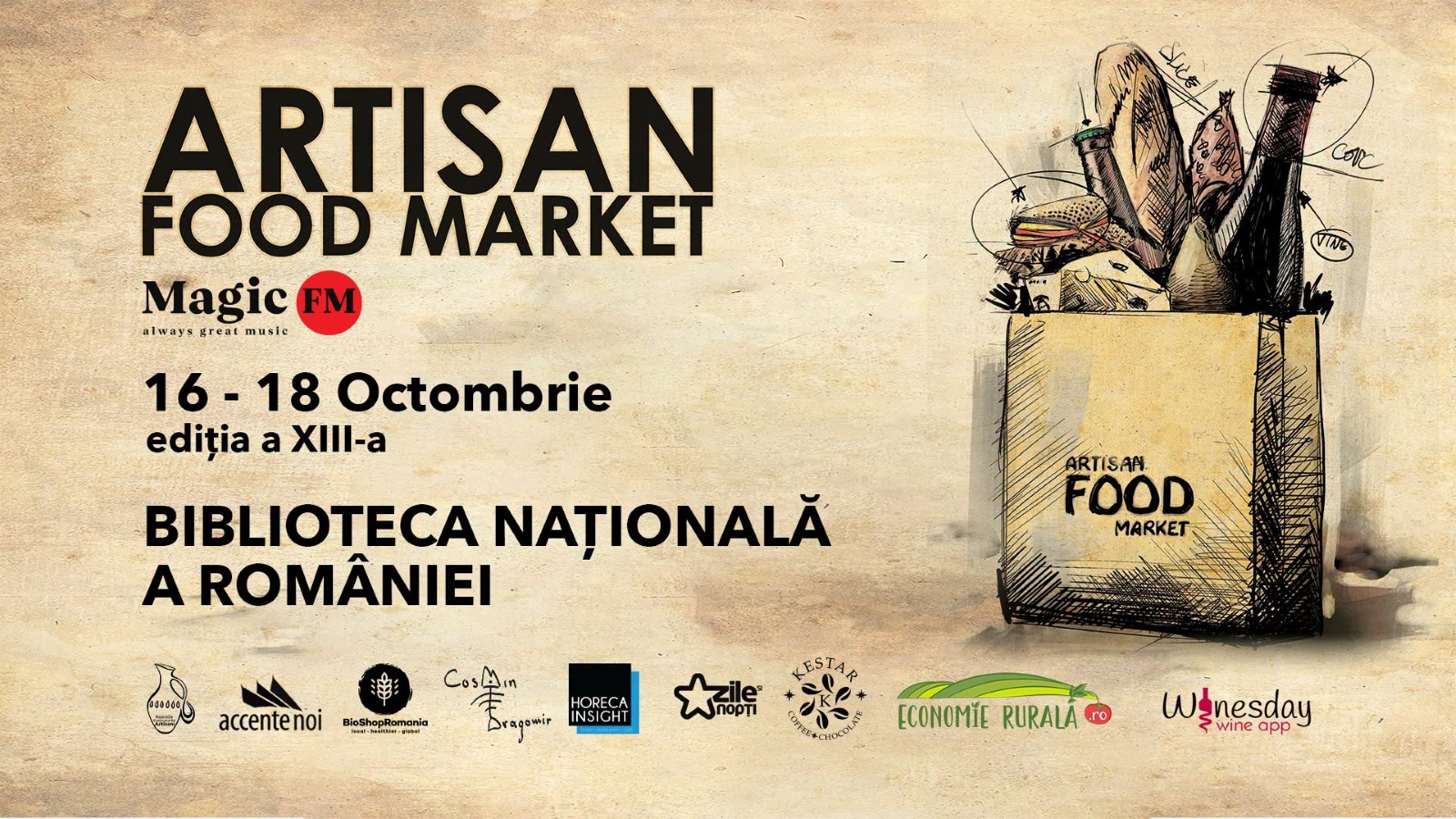 Artisan Food Market trece la o dimensiune nouă la Biblioteca Națională a României