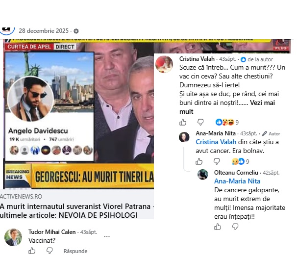 Fenomenul „turbo-cancer” pe rețelele sociale: atacuri violente la adresa unor persoane publice decedate sau bolnave