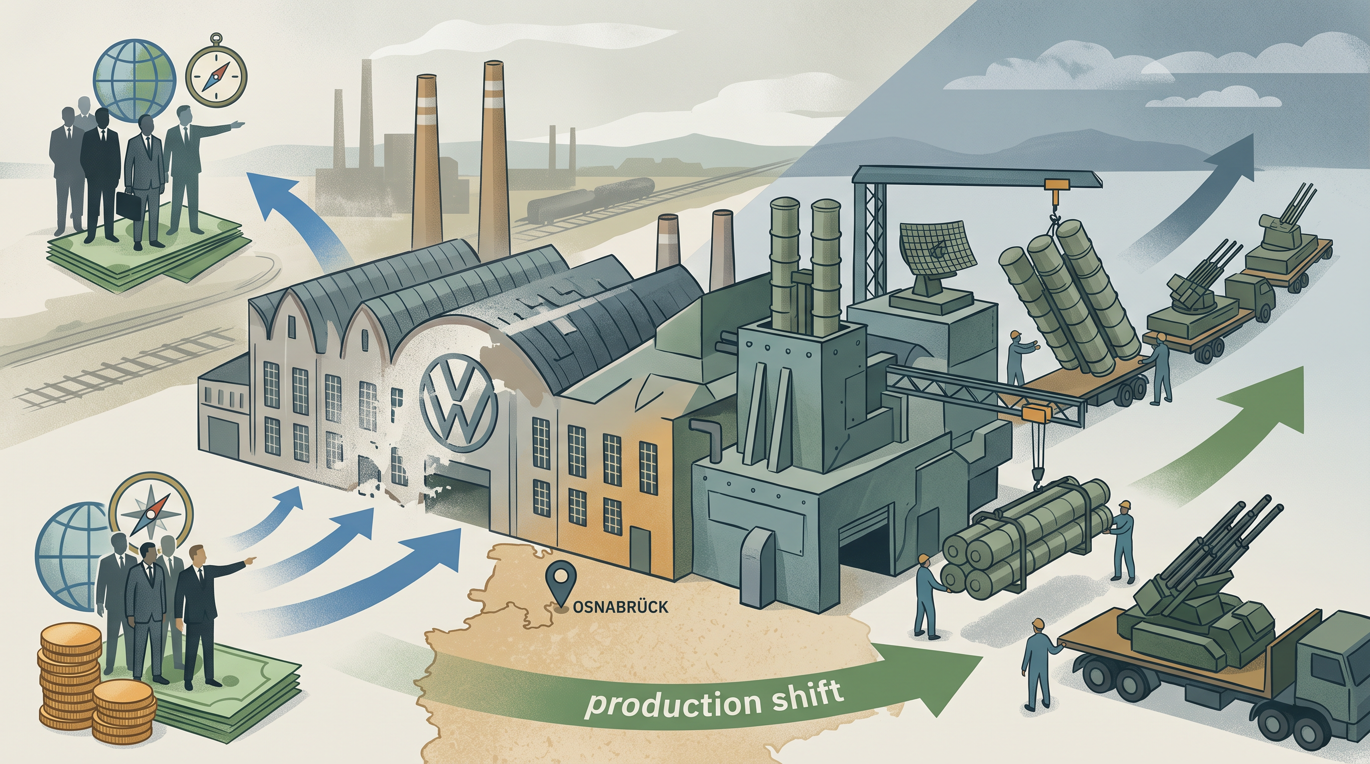 Volkswagen trece la producția de armament pentru a salva fabrica din Osnabruck