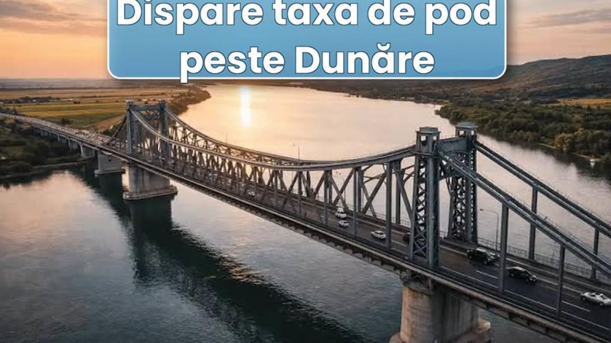 Șoferii nu vor mai plăti taxa de pod la Fetești și Vadu Oii începând cu 1 octombrie