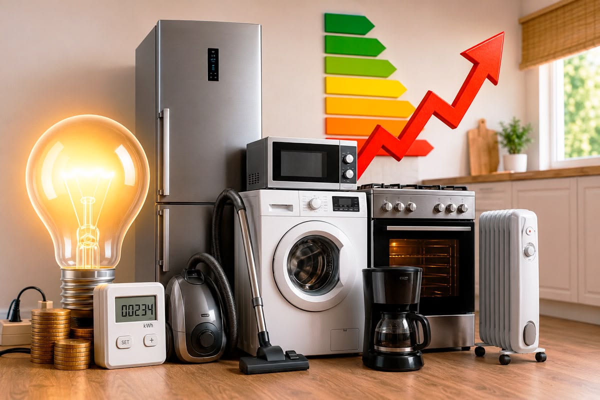 Care electrocasnice cresc cele mai mult factura la energie electrică în locuințe