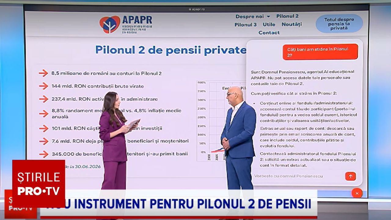 Un nou instrument bazat pe inteligența artificială ajută cetățenii să își monitorizeze economiile din Pilonul 2
