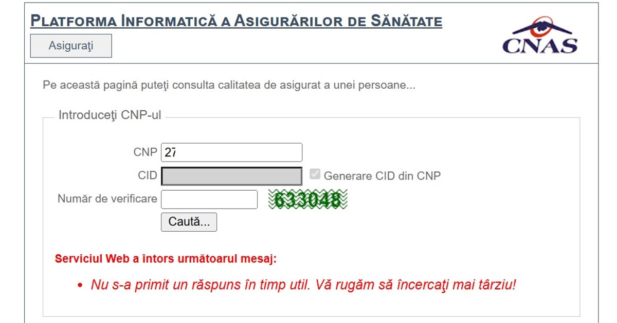 Sistemul informatic al CNAS va fi indisponibil de la sfârșitul săptămânii. Cum funcționează serviciile medicale