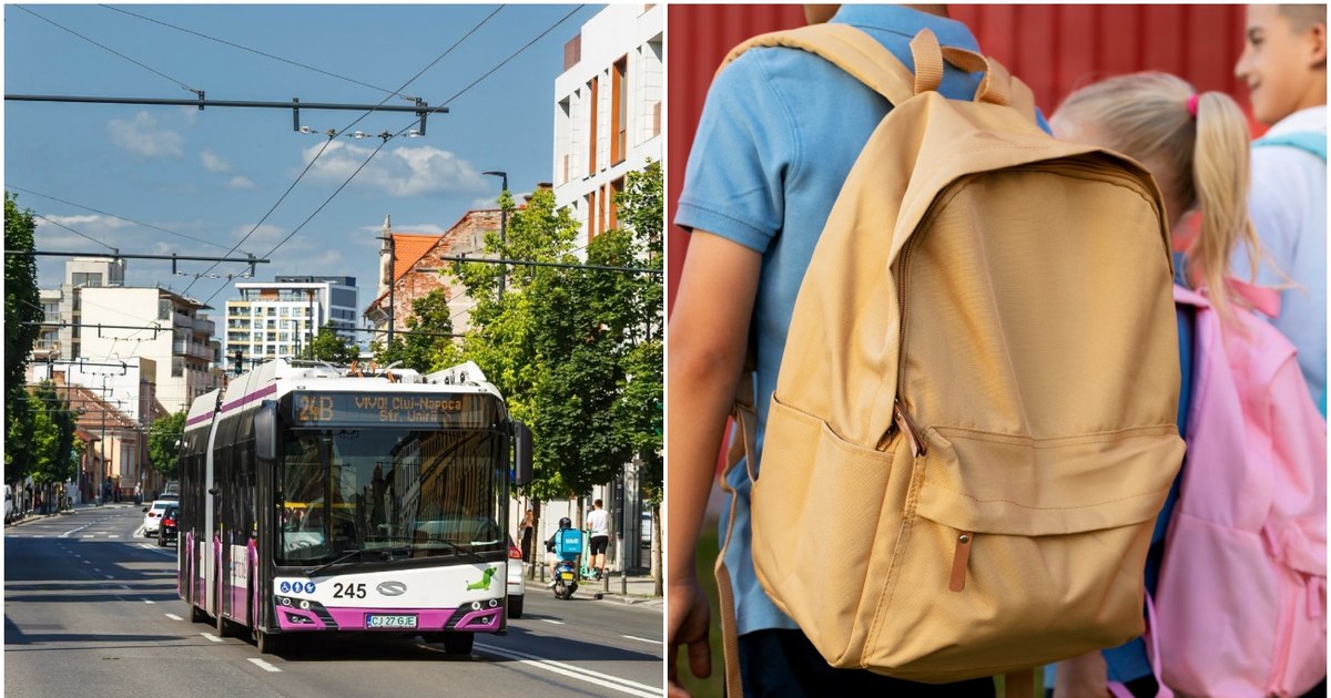 Elevii din Cluj-Napoca pot prelungi abonamentele de transport gratuit în septembrie
