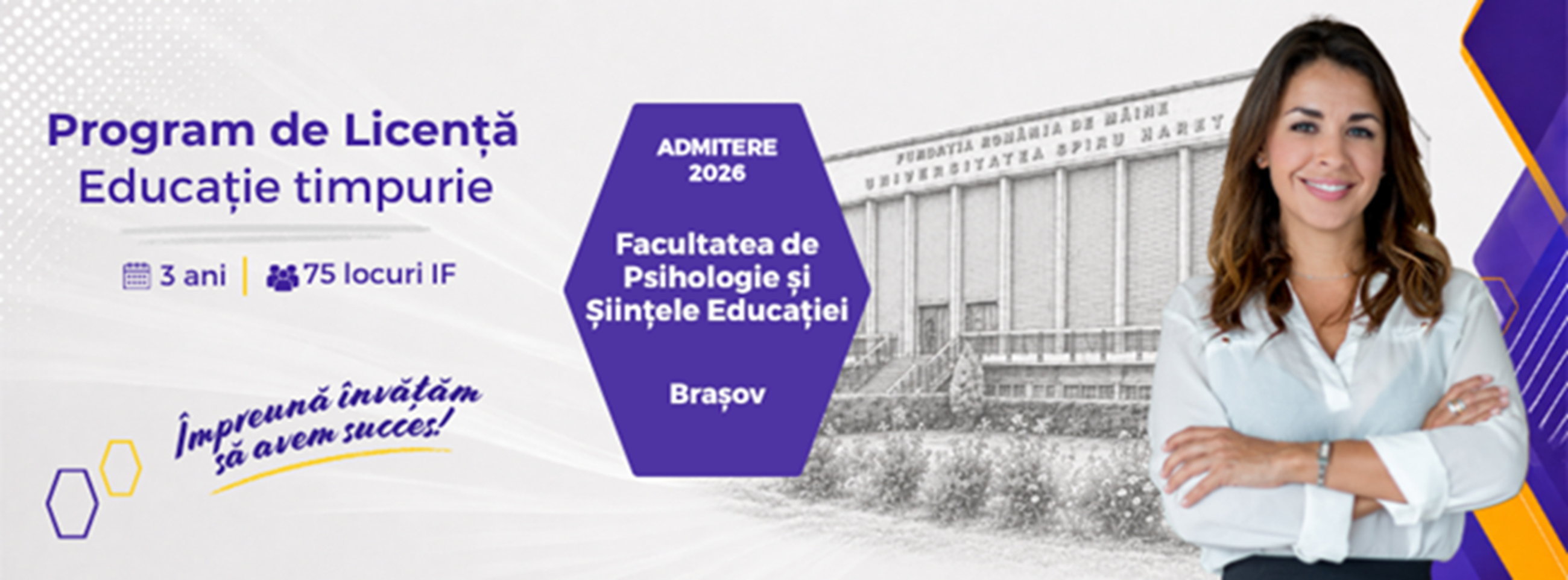 Universitatea Spiru Haret introduce noul program de licență Educație timpurie la Brașov