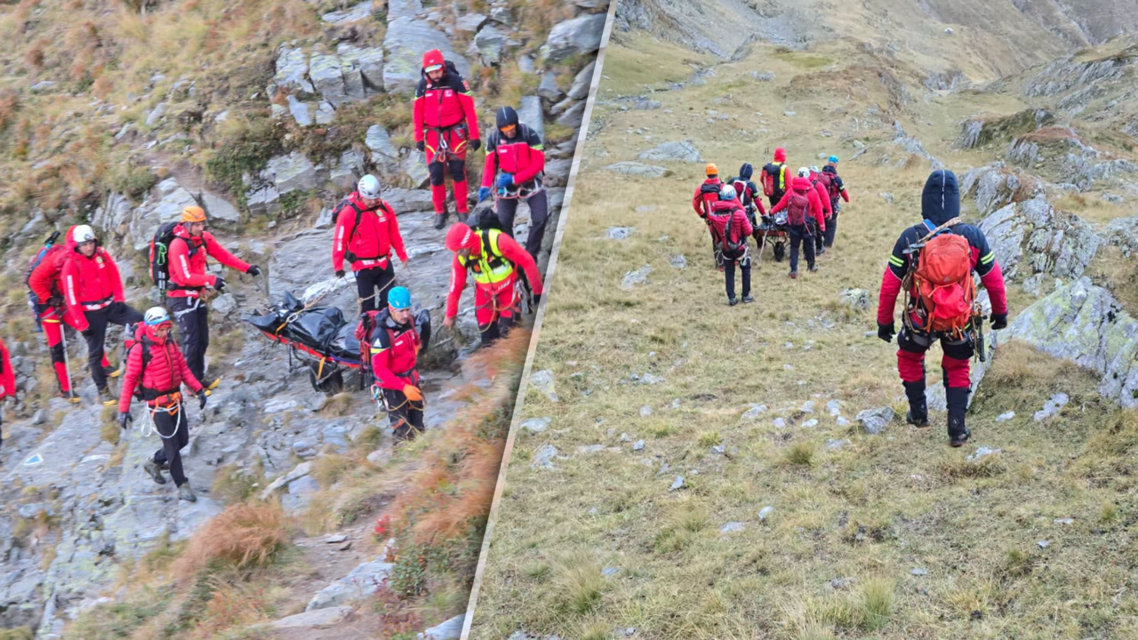 Tragedie în Munții Făgăraș: Trupul turistului polonez a fost recuperat după 34 de ore de intervenție