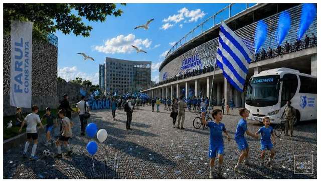 CNAIR a emis ordinul de începere a lucrărilor pentru noul Stadion „Gheorghe Hagi” din Constanța