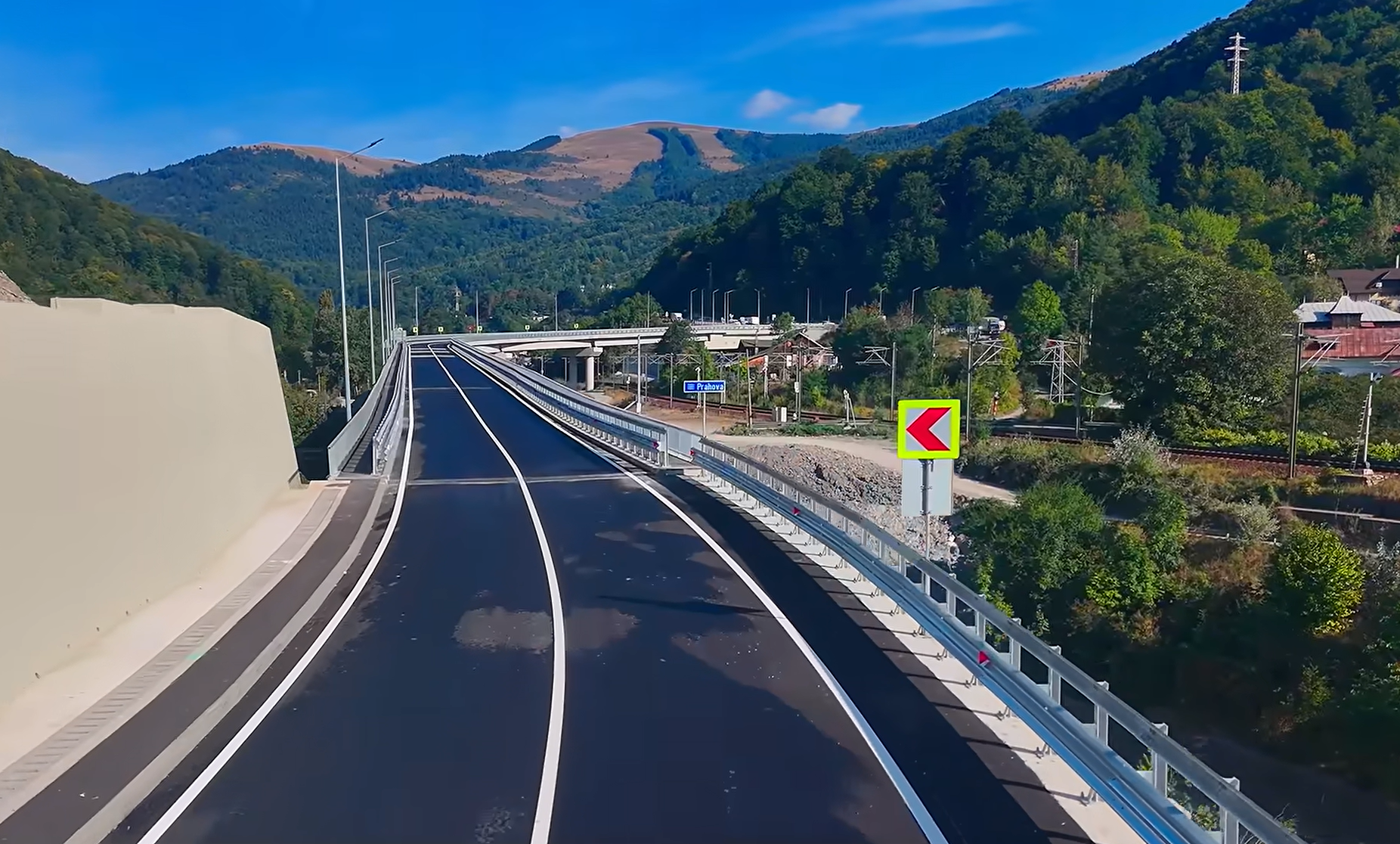 Se deschide centura orașului Comarnic, un drum de 6 kilometri care va reduce aglomerația de pe DN1