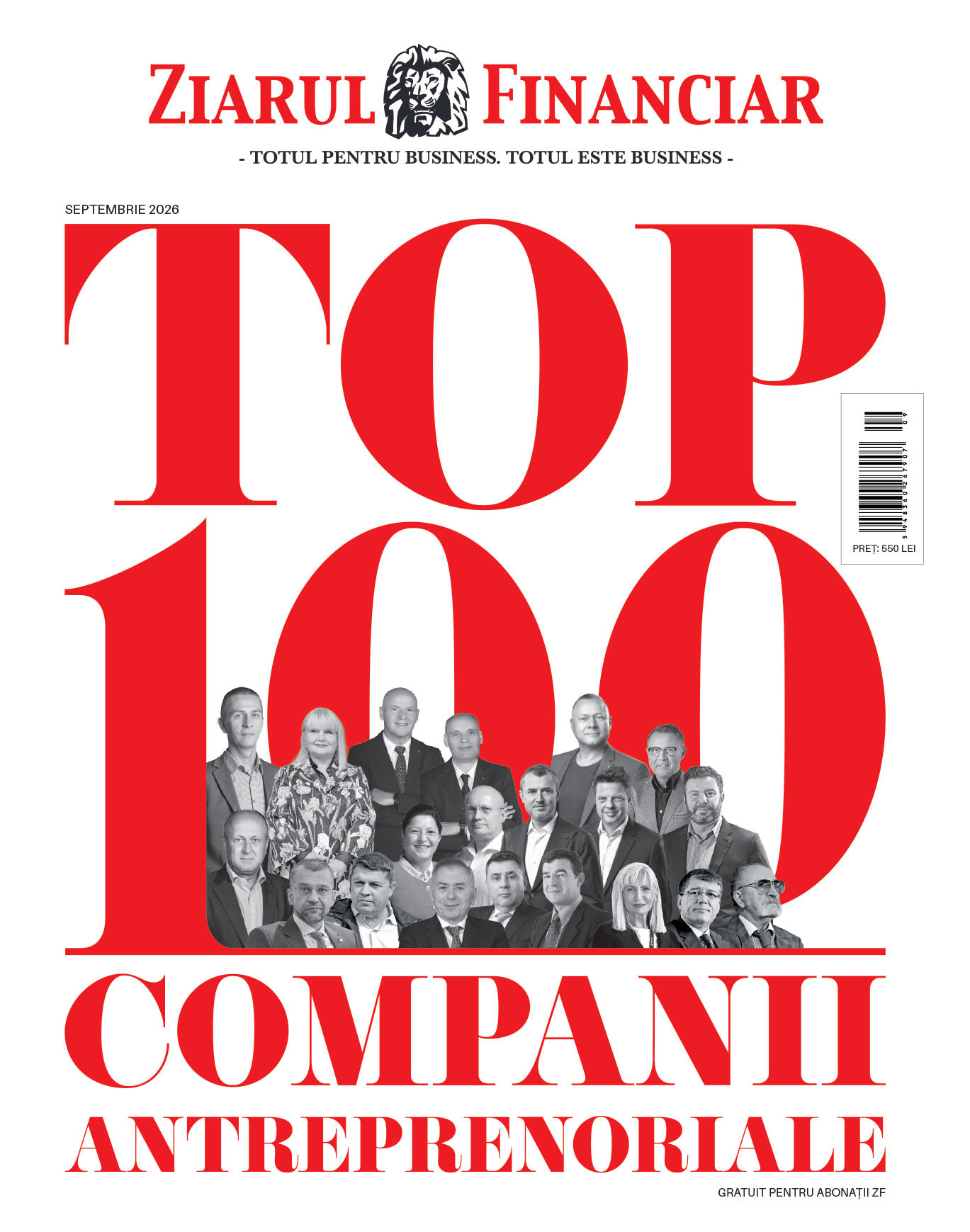 A apărut Anuarul ZF Top 100 companii antreprenoriale pentru anul 2026