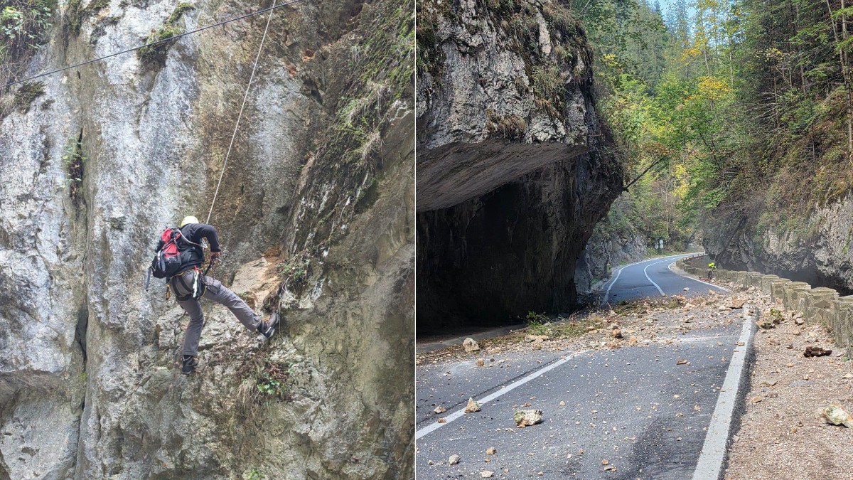 Restricții majore de trafic pe DN 12C în zona Bicaz-Chei din județul Neamț