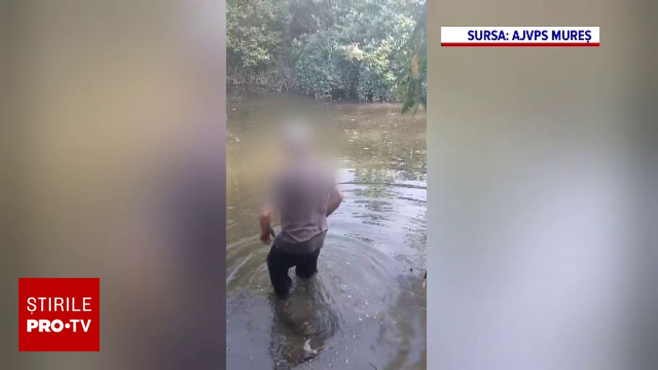 Un bărbat de 72 de ani a aruncat un sac cu găini moarte în râul Târnava Mică