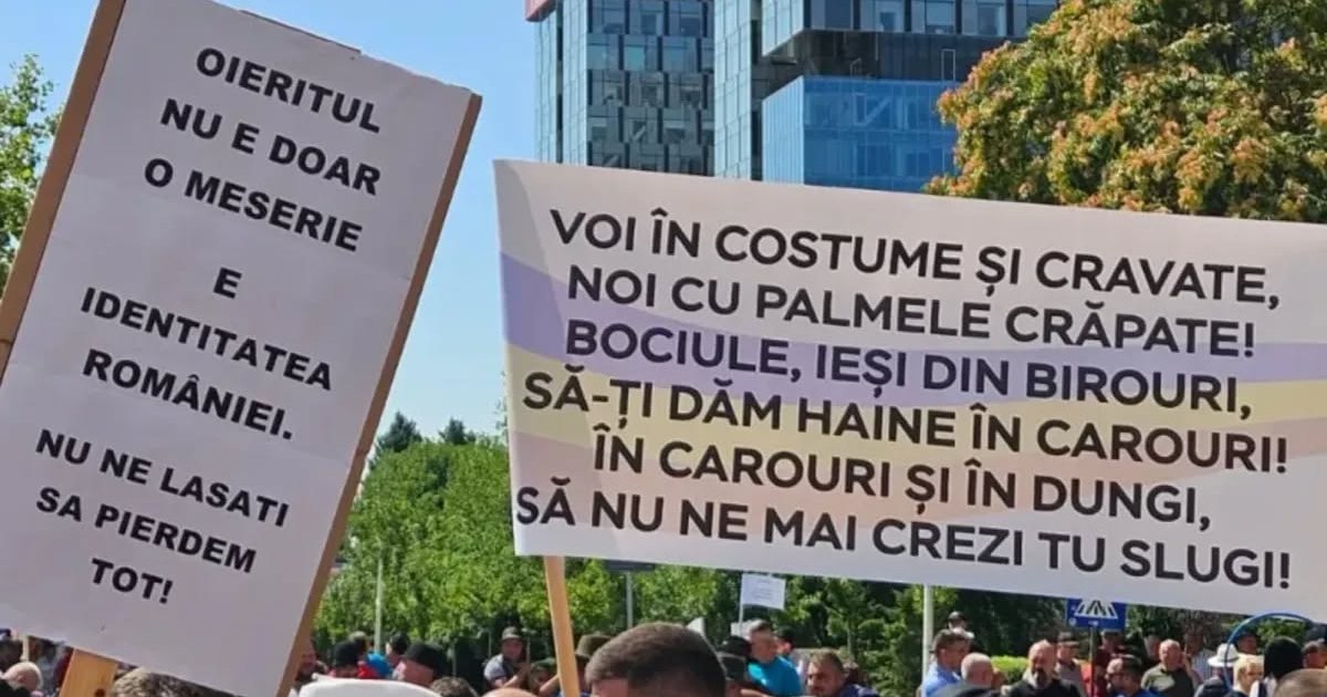 Fermierii protestează astăzi la București: 15 revendicări pentru sectorul agricol și zootehnic