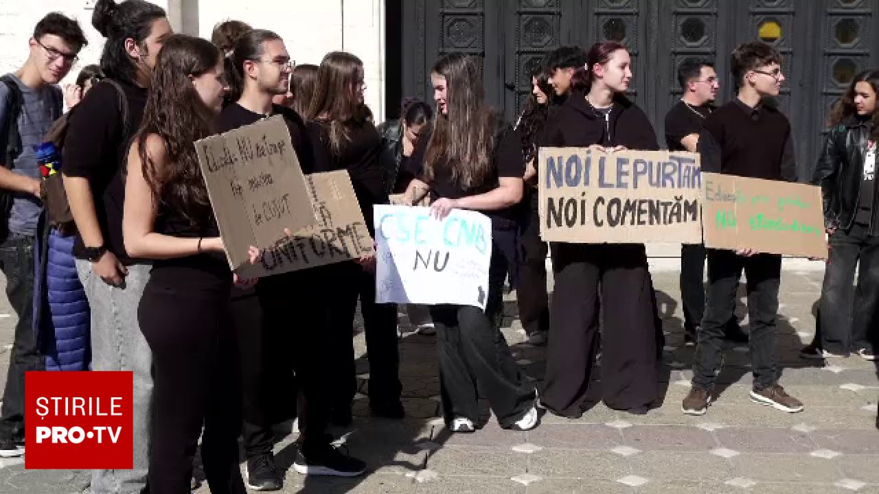 Protest masiv în Timișoara împotriva introducerii uniformelor școlare obligatorii
