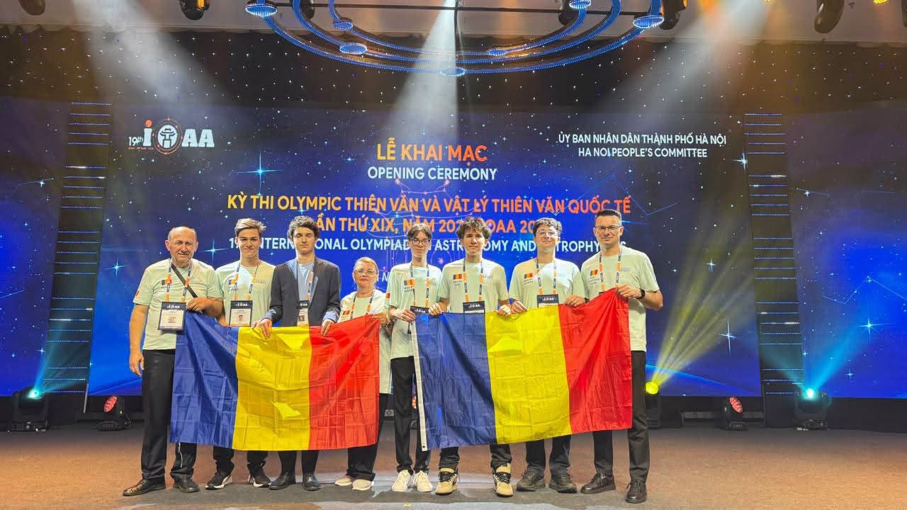Elevii români au obținut cinci medalii la Olimpiada Internațională de Astronomie și Astrofizică din Vietnam