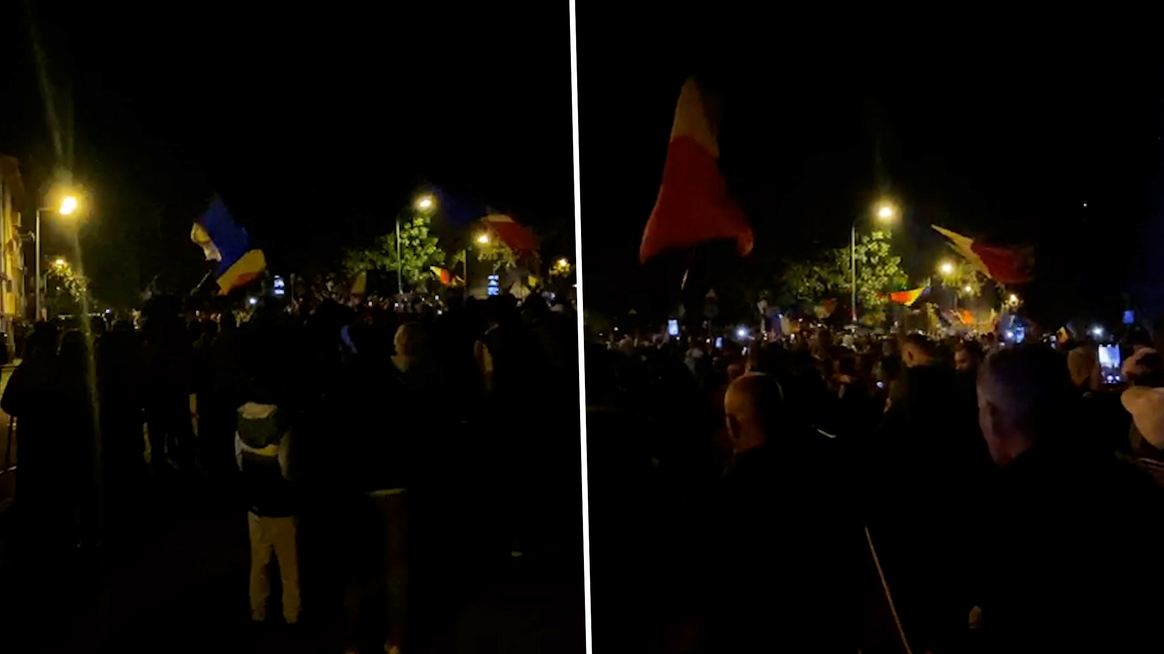 Proteste masive în fața Arestului Central pentru eliberarea lui Călin Georgescu