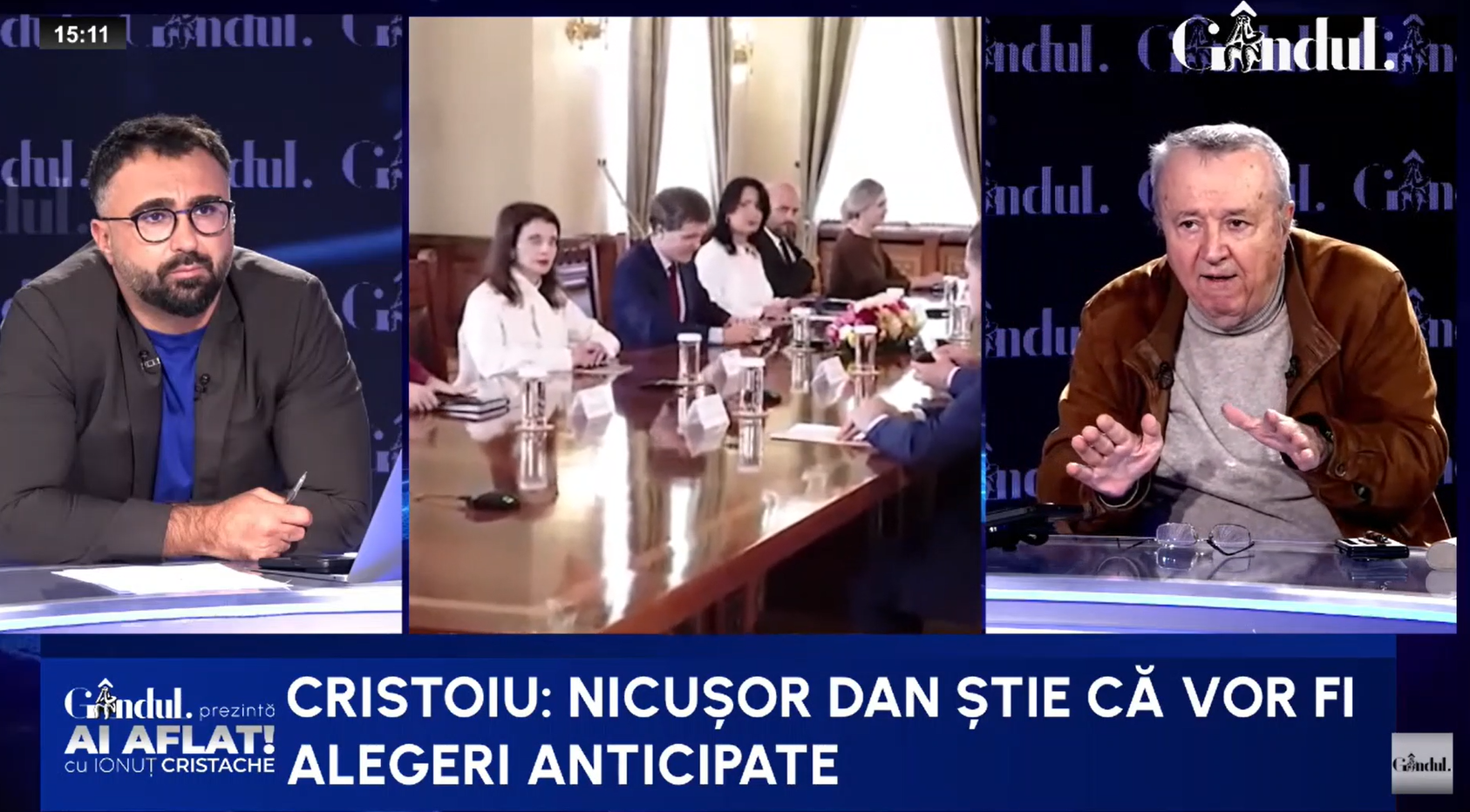 Ion Cristoiu: Toate partidele și președintele știu că vor urma alegeri anticipate