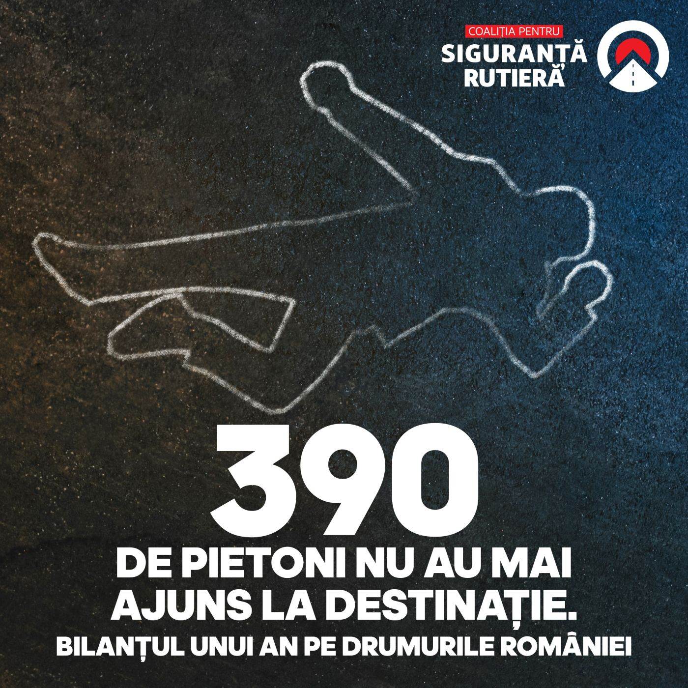 Bilanțul tragic al pietonilor în România în 2025: 390 de decese în accidente rutiere grave