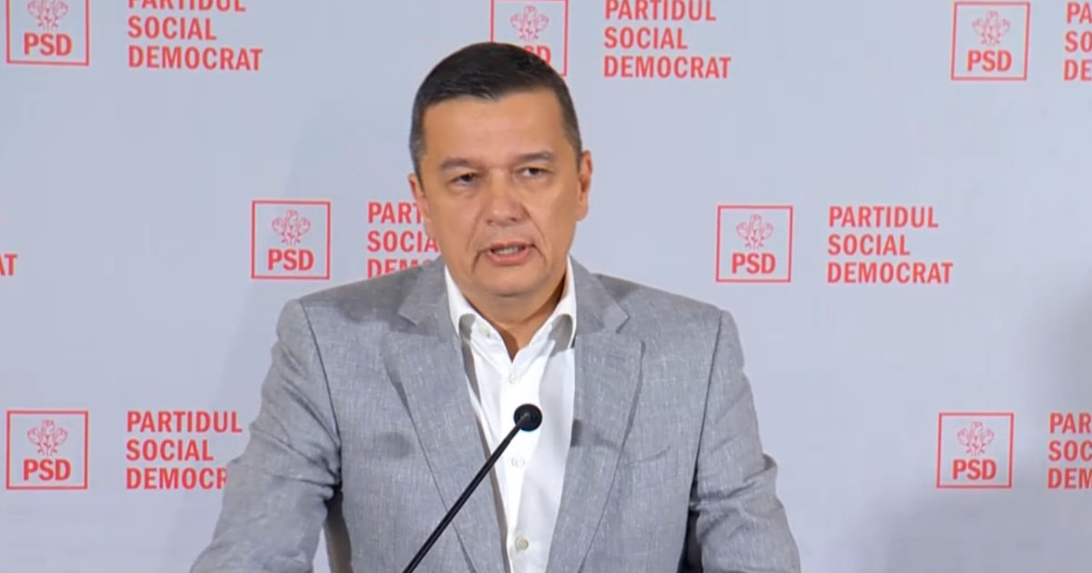 Sorin Grindeanu: PSD este extrem de dezamăgit de alegerea făcută de Nicușor Dan