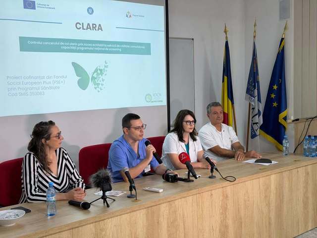 Proiectul Clara vizează reducerea mortalității cauzate de cancerul de col uterin în România