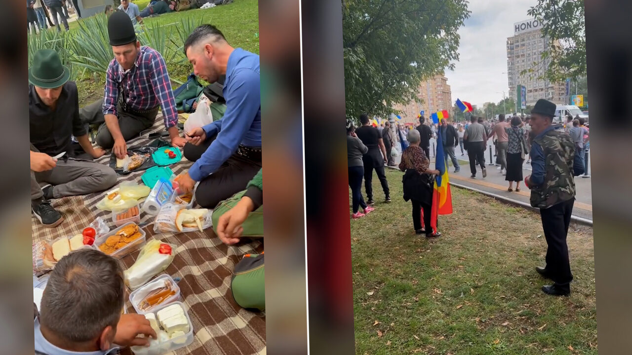 Protestul ciobanilor în Piața Victoriei: Mesaj dur despre calitatea alimentelor din magazine