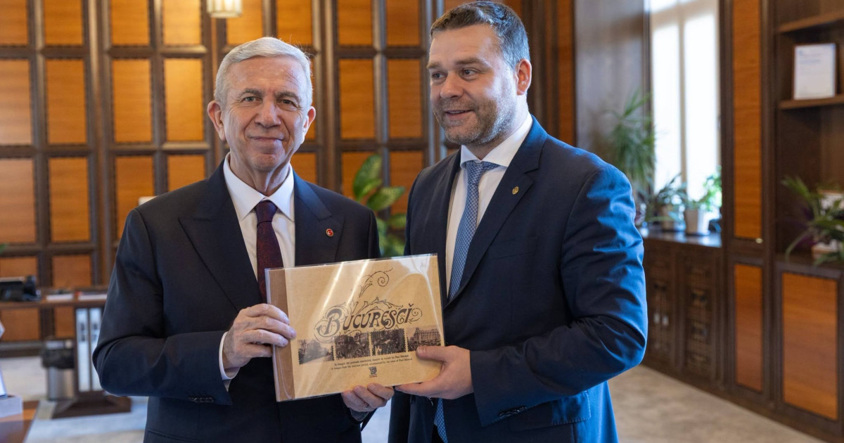 Ciprian Ciucu și Mansur Yavaș discută dezvoltarea Bucureștiului și Ankara prin noi proiecte comune