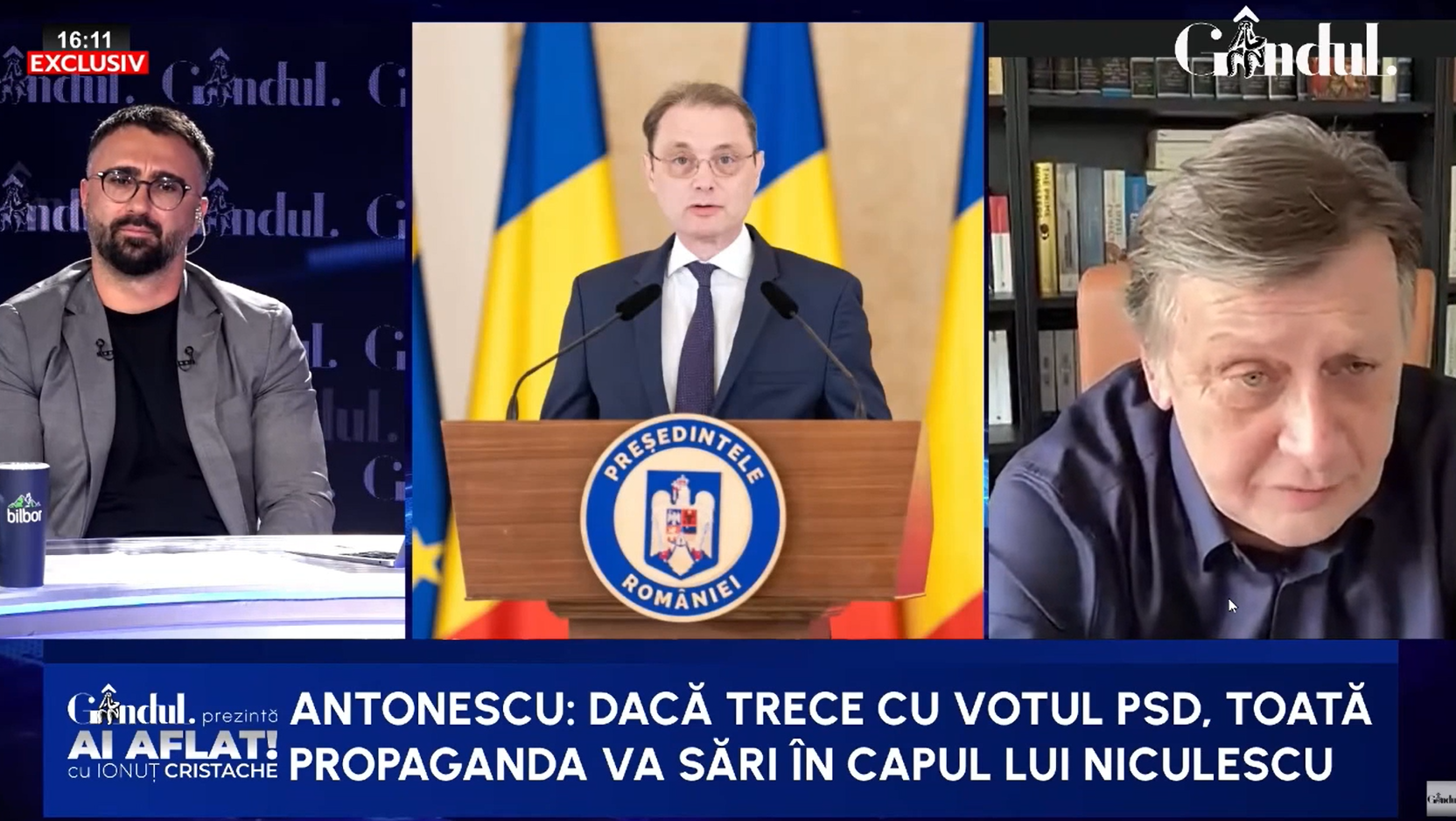 Crin Antonescu avertizează: Luca Niculescu ar putea fi ținta campaniilor de demolare ale taberei #rezist
