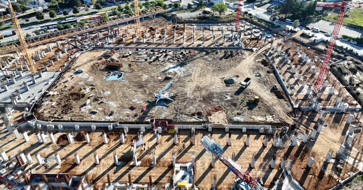 A început construcția stadionului „Nicolae Dobrin” de la Pitești. Proiectul are o valoare de 375 de milioane de lei