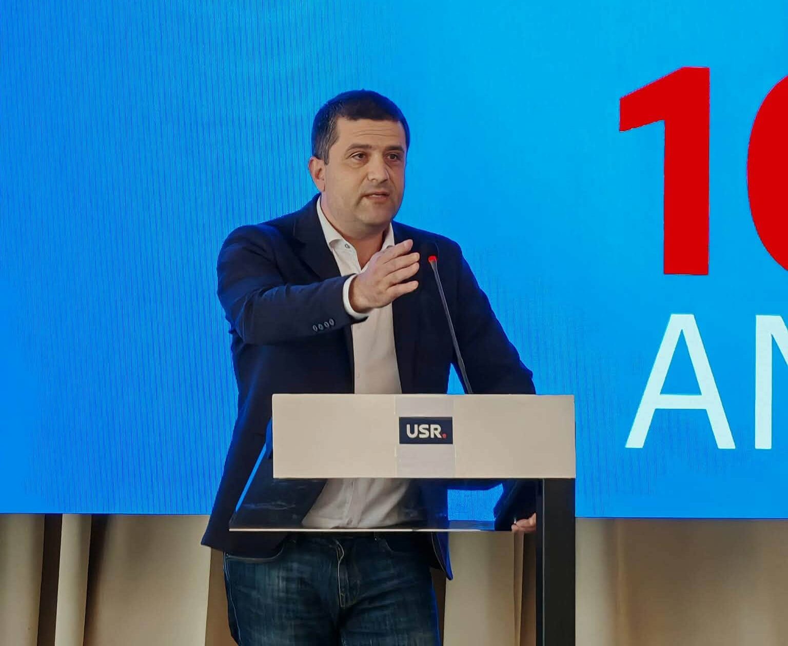 Radu Miruță a lansat un manifest politic la aniversarea de 10 ani a USR în Pitești