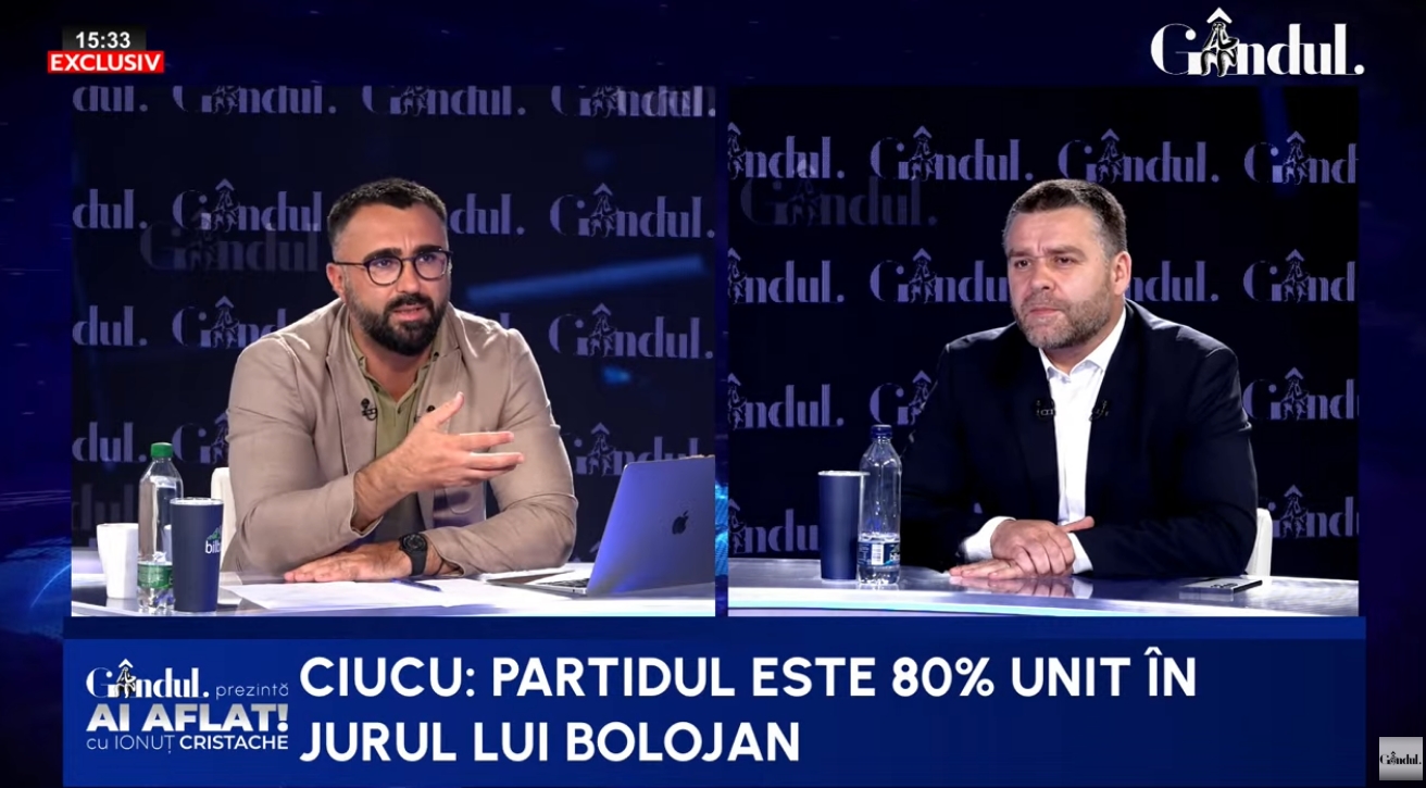 Ciprian Ciucu, despre scindarea din PNL: 80% din partid este unit în jurul lui Ilie Bolojan