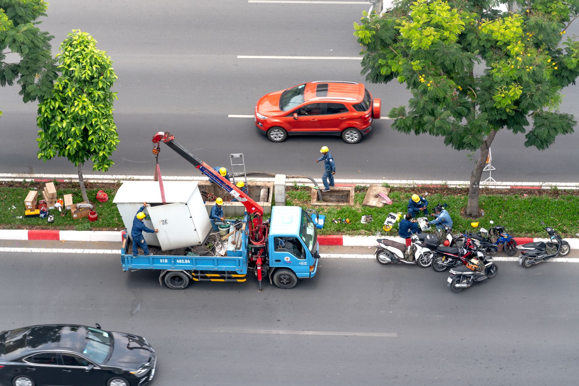 Intervenție de urgență pe DN1: Se creează o bandă de stocare la intersecția cu DJ103M pentru siguranța șoferilor