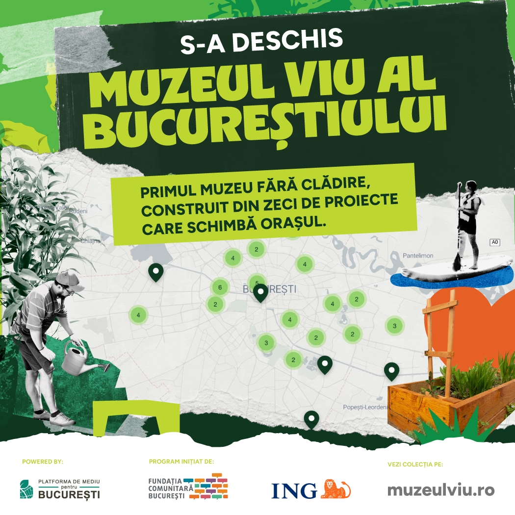 Lansat Muzeul Viu al Bucureștiului: o colecție de 68 de locuri care transformă Capitala