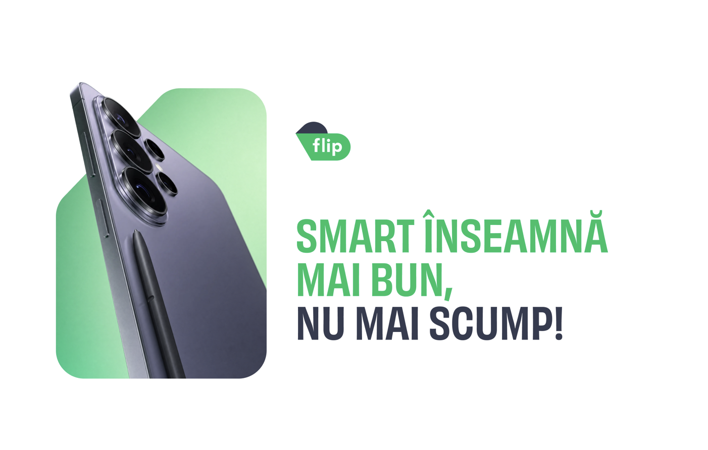 Tehnologia recondiționată oferă performanță la prețuri reduse conform noii campanii Flip.ro